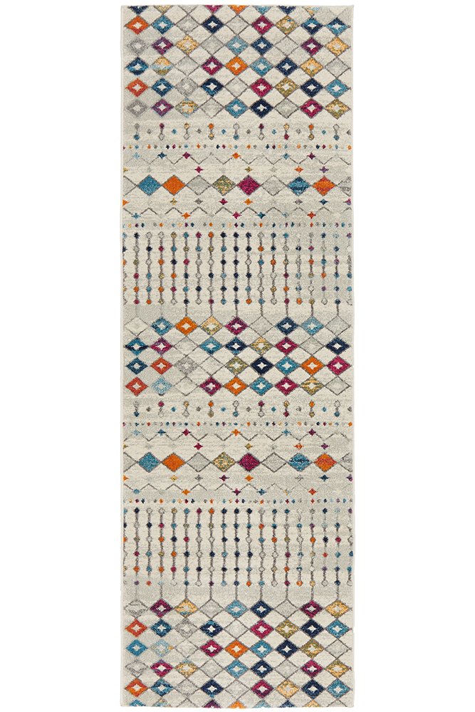 Mirage Peggy Tribal Morrocan Style Multi Runner Rug