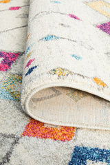 Mirage Peggy Tribal Morrocan Style Multi Round Rug