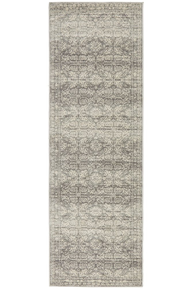 Mirage Gwyneth Stunning Transitional Silver Runner Rug