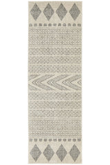 Mirage Adani  Modern Tribal Design Grey Runner Rug
