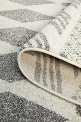 Mirage Adani  Modern Tribal Design Grey Round Rug