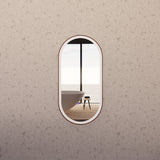 RIVA O1 LED Oval Coloured Frame Mirror 900/1200/1500mm (Optional Colours)