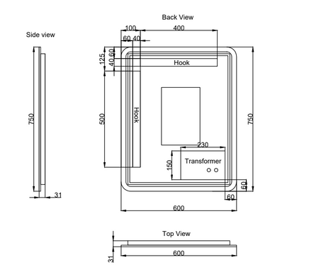 MLED-S4-7560 Drawing