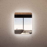 RIVA S4 LED Rectangle Coloured Frame Mirror 750/900/1200/1500mm (Optional Colours)