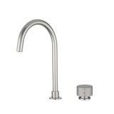 MOON Swivel Basin Mixer - Brushed Nickel