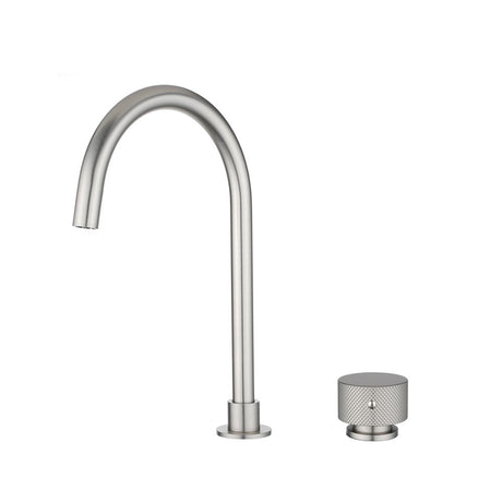 MOON Swivel Basin Mixer - Brushed Nickel