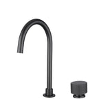 MOON Swivel Basin Mixer - Brushed Gunmetal
