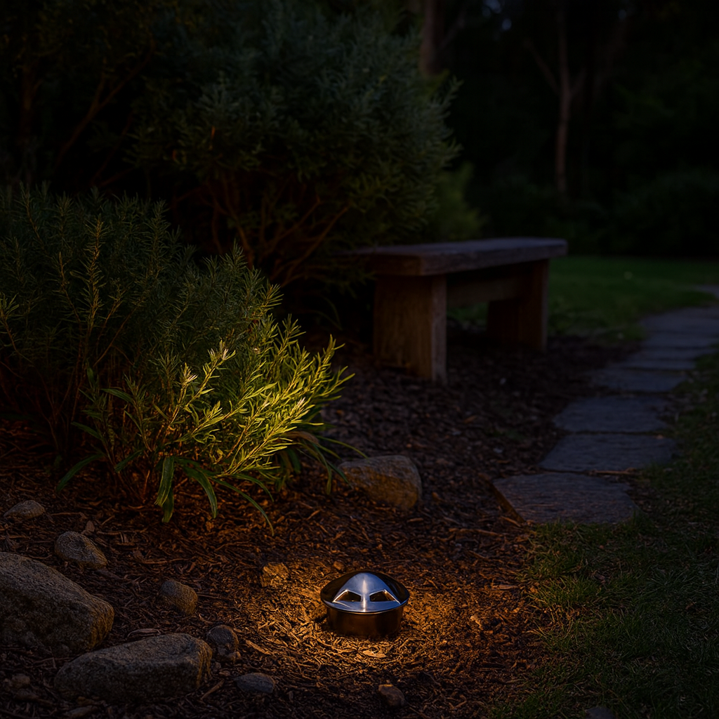MR16 Recessed Inground Up Lights (Small Faceplate) IP67