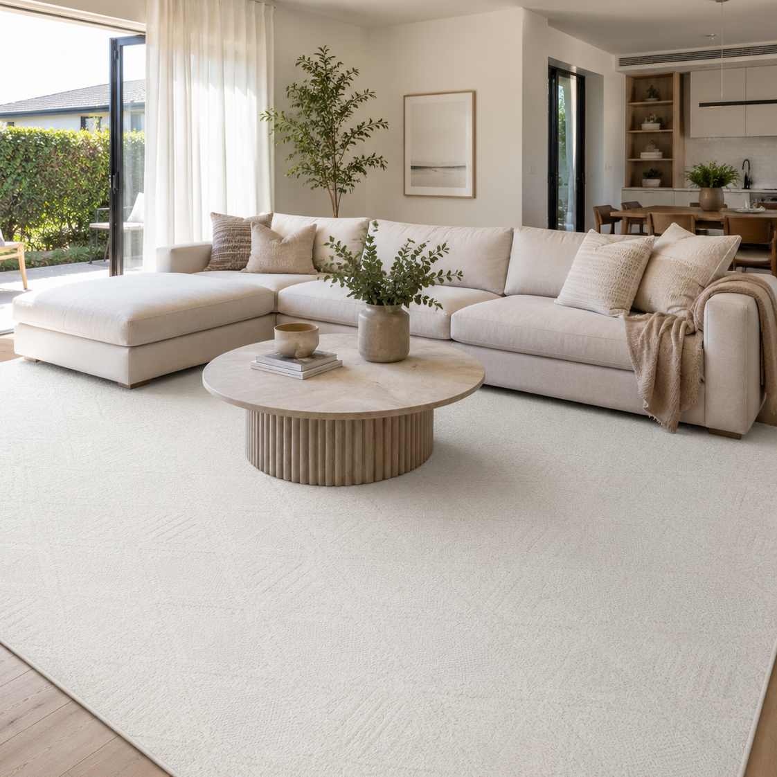 Marigold Lisa White Rug
