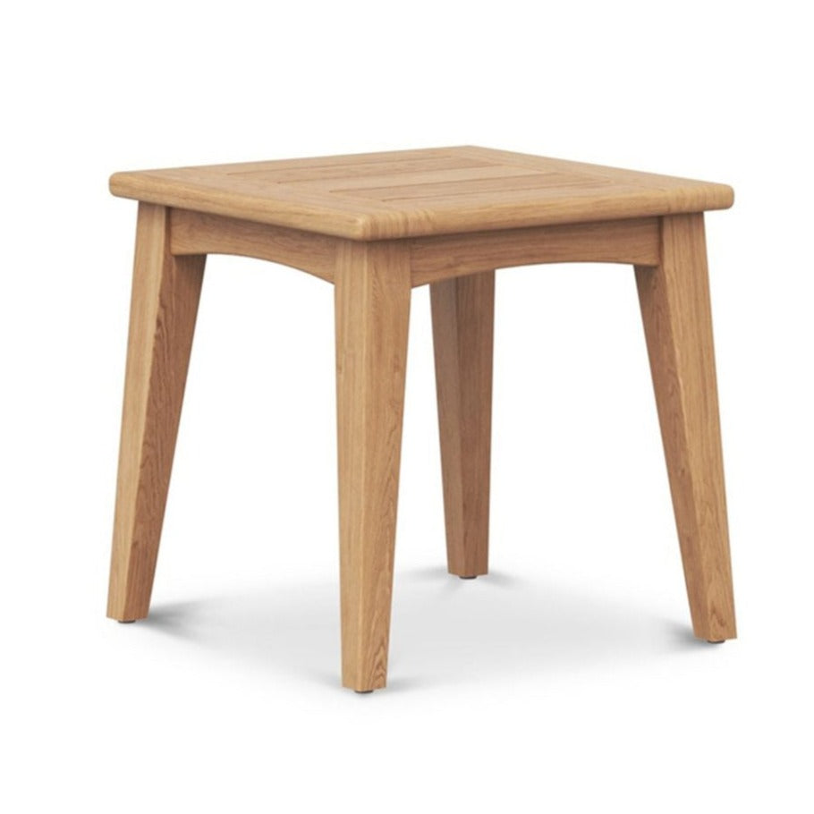 Marina Outpost Teak Side Table - Square - 0.5m