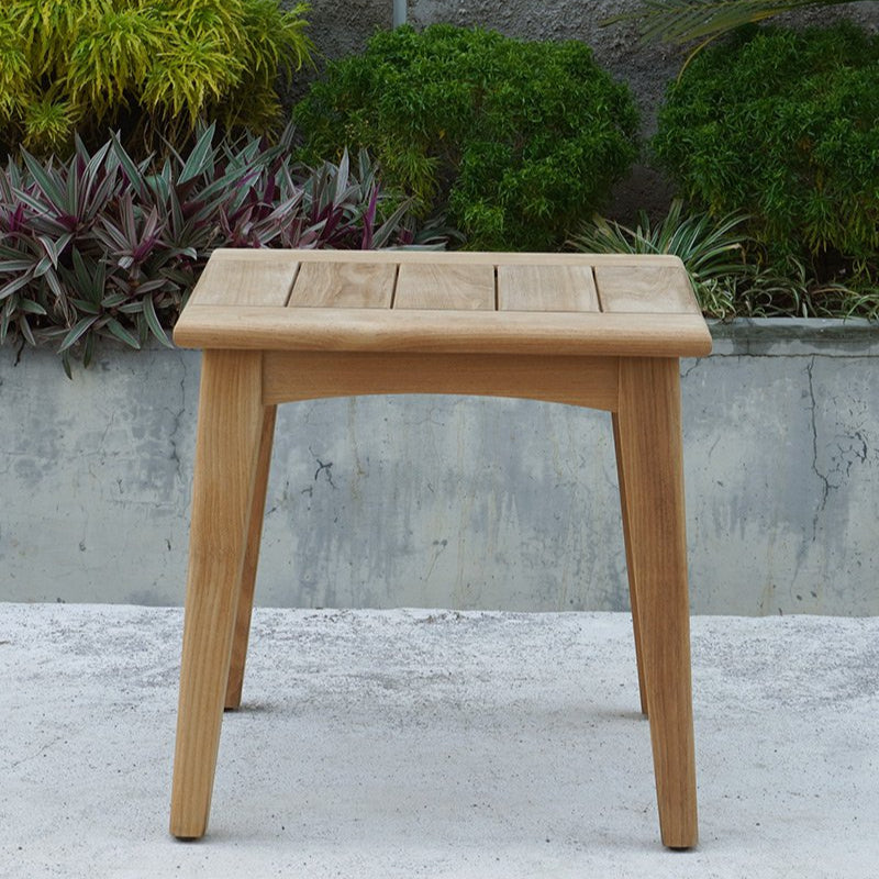Marina Outpost Teak Side Table - Square - 0.5m