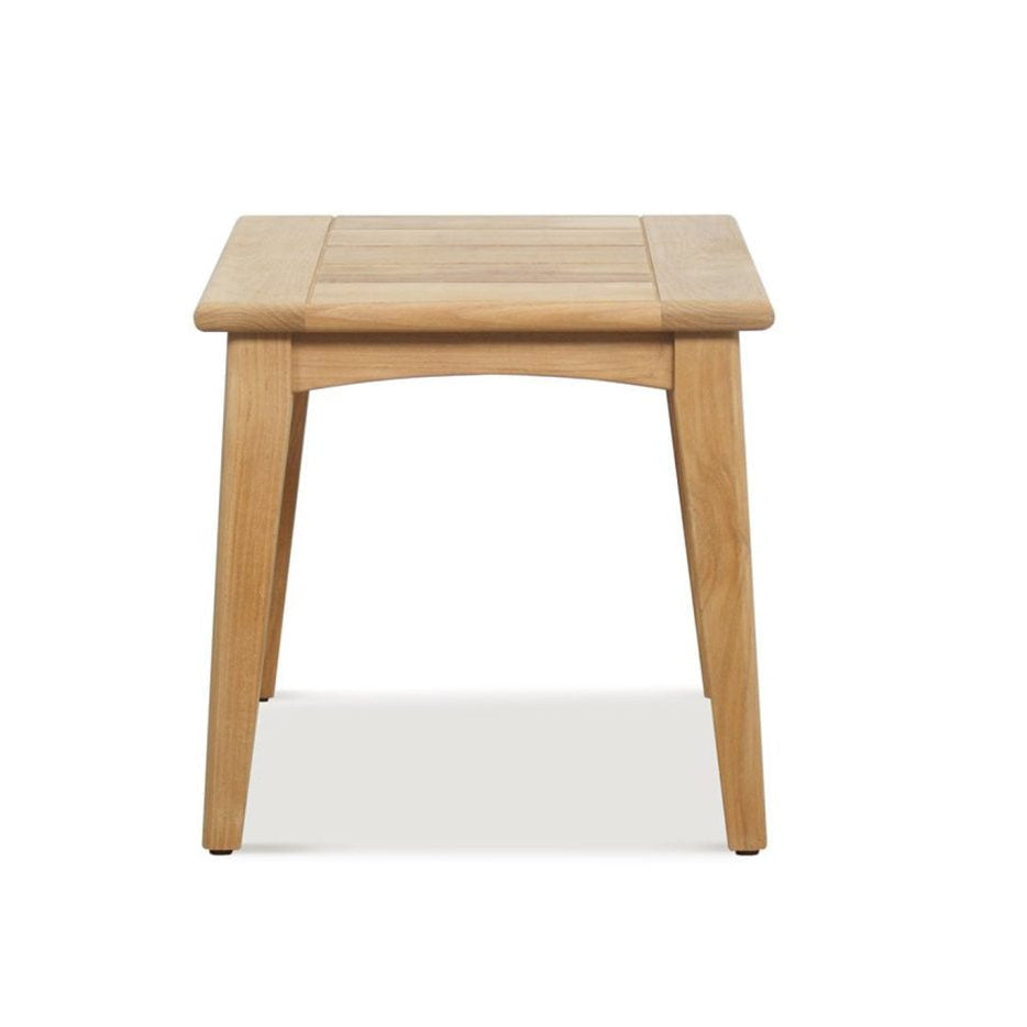 Marina Outpost Teak Side Table - Square - 0.5m