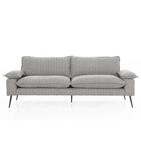 Marina Timber 3 Seater Sofa – Mottled Taupe 2.3m