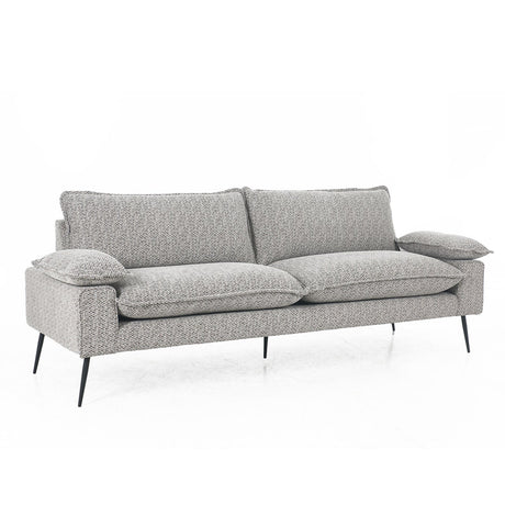 Marina Timber 3 Seater Sofa – Mottled Taupe 2.3m