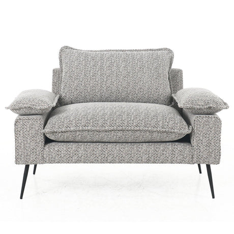 Marina Timber Sofa  - 1 Seat - Taupe