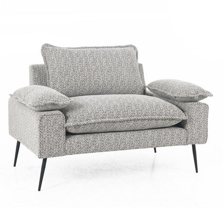 Marina Timber Sofa  - 1 Seat - Taupe