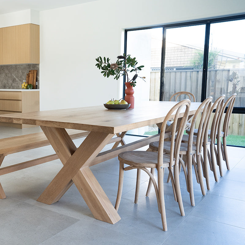 Marlin Premium American Oak Dining Table - 2.0m