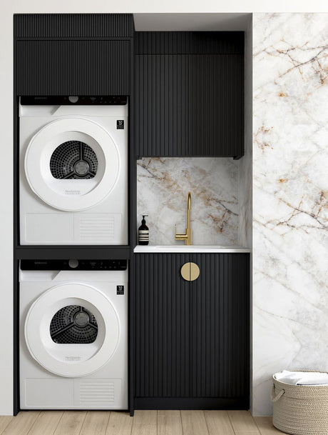 Marlo Black Cabinet Laundry set