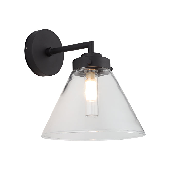 Matisse Rated Wall Light Black IP44