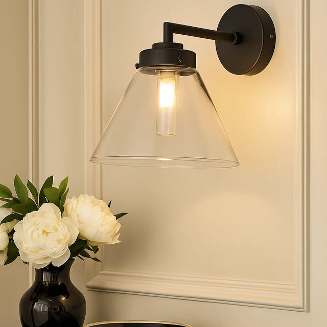 Matisse Rated Wall Light Black IP44