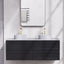 Matte Black Fremantle vanity 1500