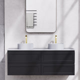 Matte Black Fremantle vanity 1500