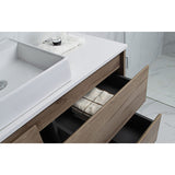 Max MDF Wall Hung Vanity Max Oak