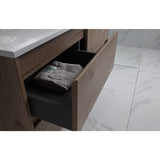 Max MDF Wall Hung Vanity Max Oak