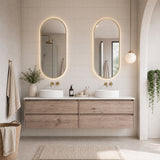 Max MDF Wall Hung Vanity Max Oak