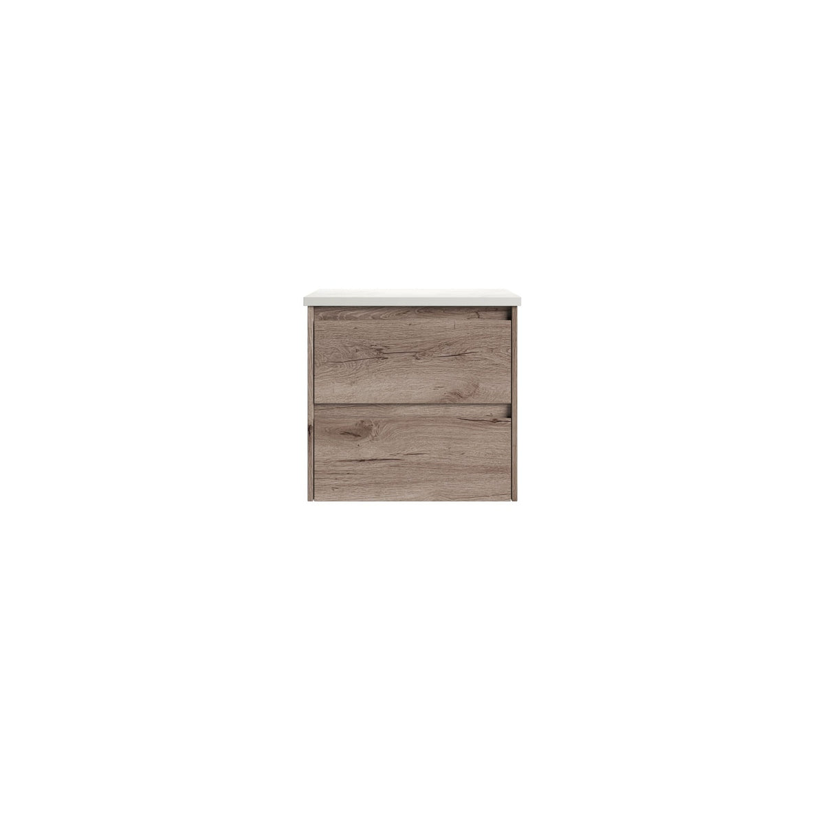 Max MDF Wall Hung Vanity Max Oak