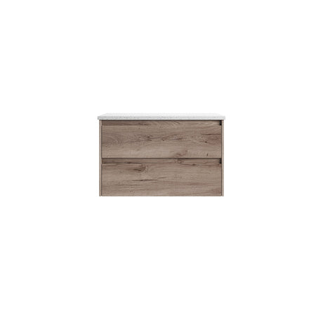 Max MDF Wall Hung Vanity Max Oak