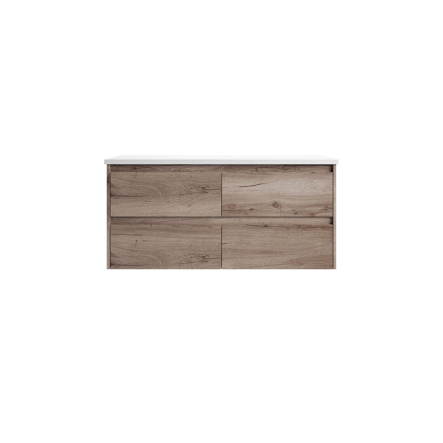 Max MDF Wall Hung Vanity Max Oak