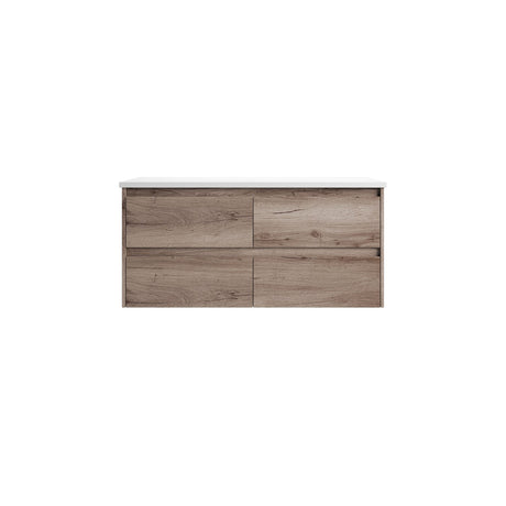 Max MDF Wall Hung Vanity Max Oak