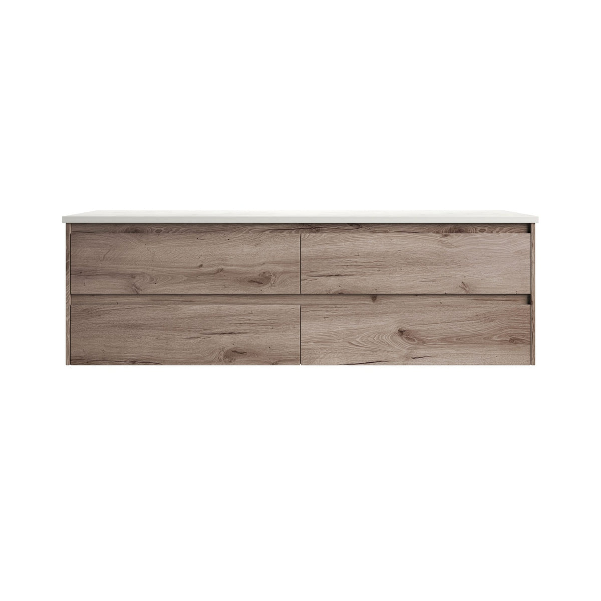Max MDF Wall Hung Vanity Max Oak