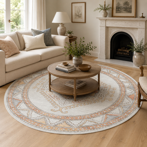 Mayfair Caitlen Natural Round Rug