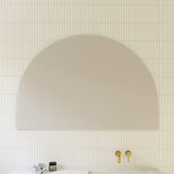 Melody Half-Moon Frameless Mirror 1200x800mm (with Optional Lighting Kit)