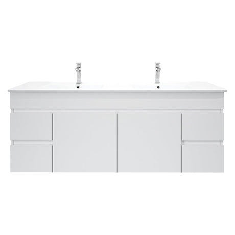 Mercio Bianca PVC Wall Hung Vanity Matte White (All Sizes)