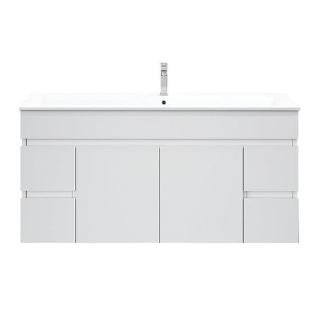 Mercio Bianca PVC Wall Hung Vanity Matte White (All Sizes)