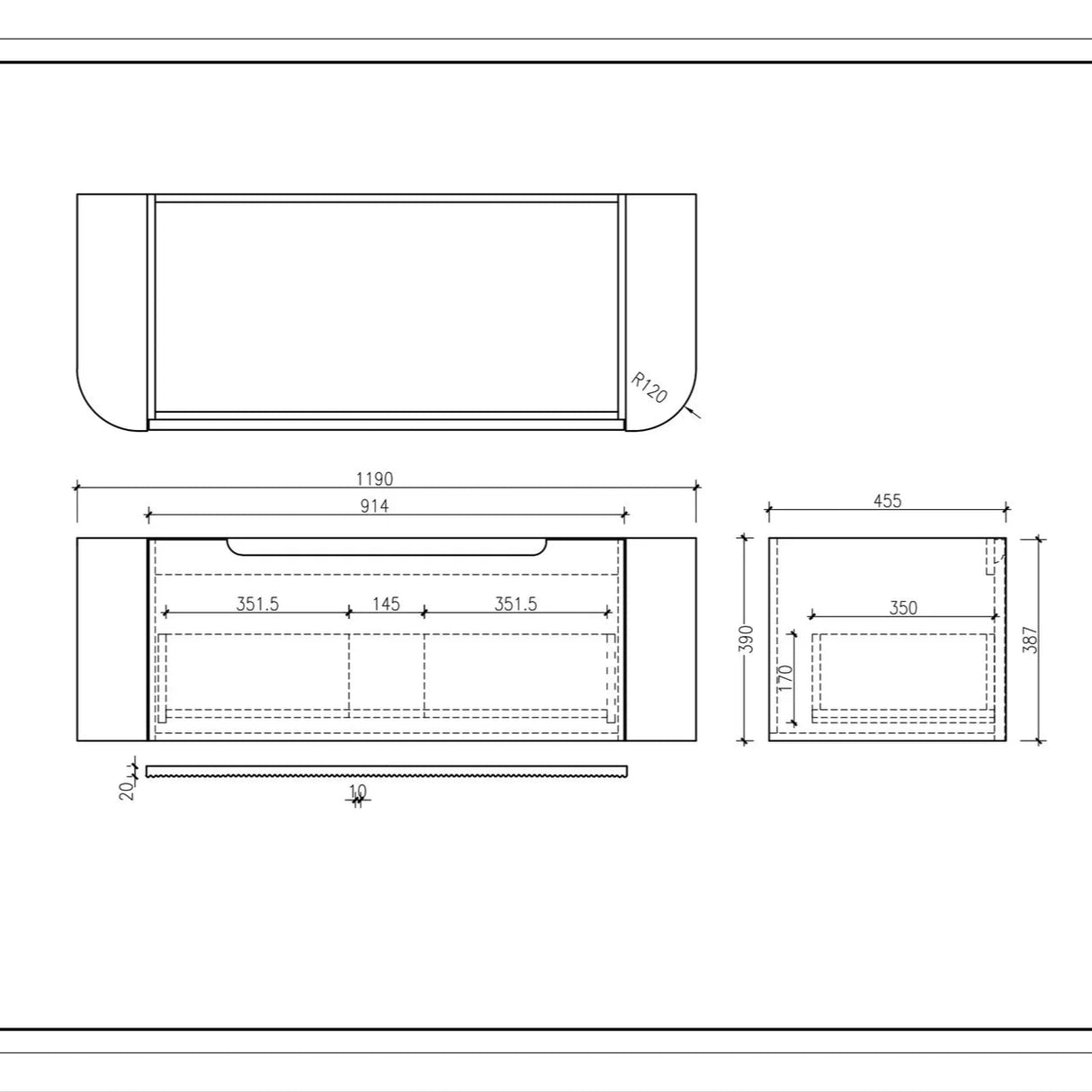Mercio_Rome_Wall_Hung_Vanity_1200mm_Drawing