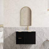 Miami Wall Hung PVC Cabinet 750mm (Matte Black)