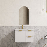 Miami Wall Hung PVC Cabinet 750mm (Matte White)