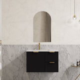 Miami Wall Hung PVC Cabinet 750mm (Matte Black)