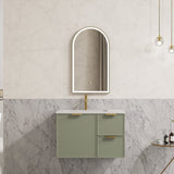 Miami Wall Hung PVC Cabinet 750mm (Olive Green)