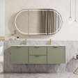 Miami Wall Hung PVC Cabinet 1500mm (Single/Double Bowl) (Olive Green)
