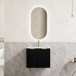 Miami matte black vanity 600