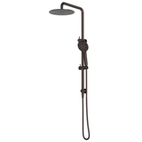 Mica Dual Shower Rail - Round | 6 Finishes