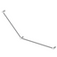 Mica Care Curved - 45 Degree - 750x900mm - Grab Rail