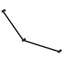 Mica Care Curved - 45 Degree - 750x900mm - Grab Rail