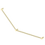Mica Care Curved - 45 Degree - 750x900mm - Grab Rail