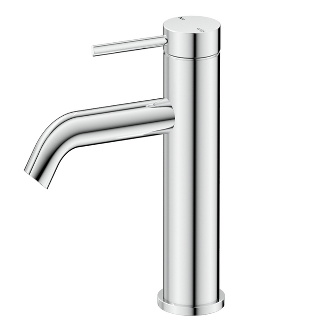 Mica Curved Spout Basin Mixer